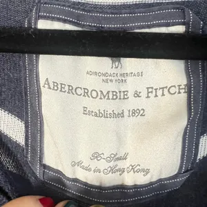 Vintage y2k Abercrombie Fitch Top XS Blue Striped Bella Swan Elena Gilbert thumbnail 6