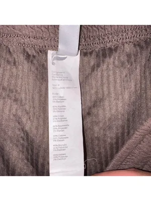Fabletics Medium $50 Crinkle Knit High Waisted Brown Textured Athletic Shorts thumbnail 7