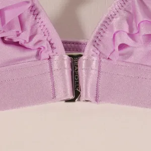 NWT Seafolly X Revolve Shine On Fixed Tri Bikini in Lilac thumbnail 6