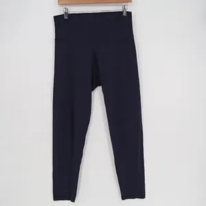 Aerie Chill Play Move Navy Blue High Waisted Activewear Leggings XL SSA094 thumbnail 2