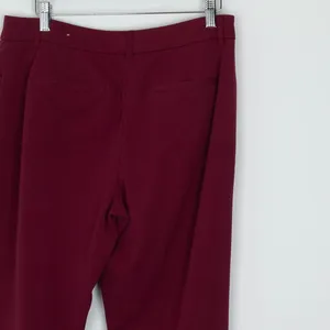 Maurices Womens Straight Leg Career Dress Pants Size 5/6 Red‎ Corpcore Office thumbnail 6