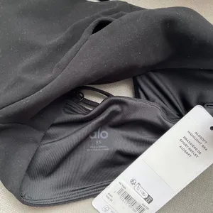 Alo Yoga Alosoft Highlight Bra Black XS thumbnail 3