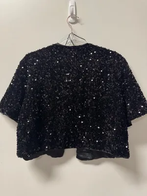 H&M Black Sequin Top thumbnail 5