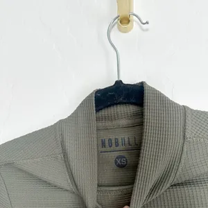 NOBULL | Waffle Knit Mock Neck Long Sleeve in‎ Green size XS thumbnail 5