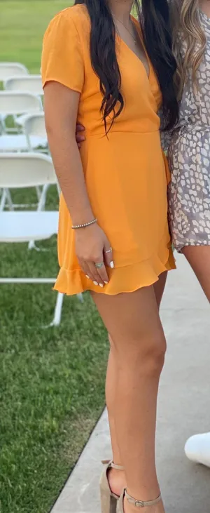 Boutique Dress Orange thumbnail 3