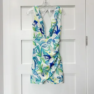 Sabo Skirt Deep Plunging Dress thumbnail 5