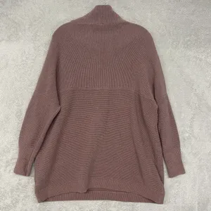 Free People Sweater Womens Small Raisin Purple Ottoman Slouchy Oversized Cowl thumbnail 6