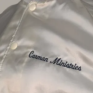 Vintage Pla-Jac Radically Saved Tour Satin Bomber Jacket Carman Ministries 80s thumbnail 3