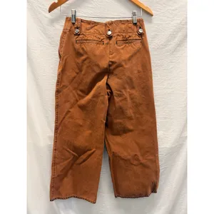 Derek Lam 10 Crosby Burned Orange Cullotte Wide Leg‎ Pants US 4 thumbnail 2