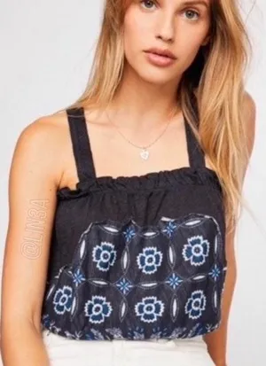 Free People NWT Love Life Bubble Top thumbnail 1