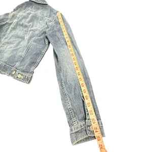 Polo Jeans Co Ralph Lauren Denim Jacket Womens Small Blue Trucker Vintage Y2K thumbnail 2