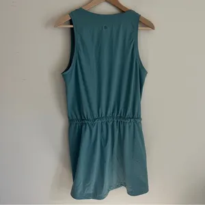 Zella Live In Sleeveless Dress Teal Drawstring Athleisure Athletic Women’s Large thumbnail 7