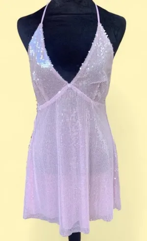 Oh Polly Mini Dress sequin thumbnail 1