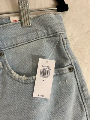 Old Navy Light Blue Denim Women’s High-Rise Shorts Size 6 NWT thumbnail 4