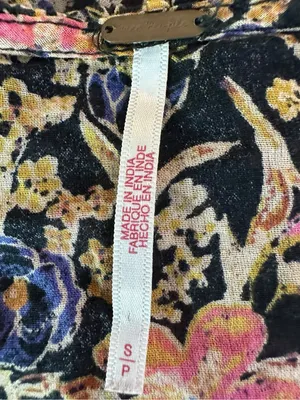 Free people Bohemian Floral Milania Maxi Dress Dark Combo Maxi Top Duster Small thumbnail 11