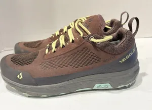 Vasque Shoes Womens Size 6.5 Brown Vibram Megagrip Trail Hiking Sneakers 7497 M thumbnail 1