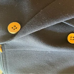 KASPER FOR ASL (8) 100% WOOL NAVY BLAZER thumbnail 8