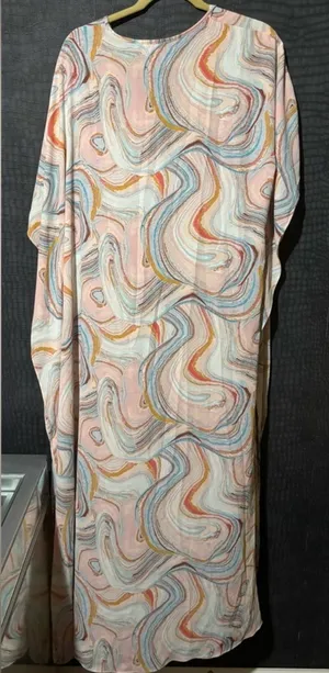 Buddy Love Multicolor Abstract V-Neck Long Maxi Dress Regular Women’s M/L thumbnail 3