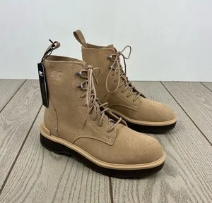 Sorel Women's Hi-Line Lace Boot US6.5 Canoe / Tawny Buff $185 thumbnail 1