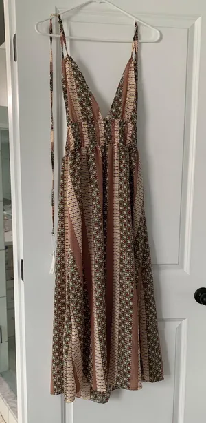 SheIn Boho MIDI Dress Multiple thumbnail 1