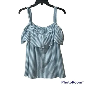 ✨ 2xHP✨Striped off-the-shoulder tank top✨ thumbnail 4