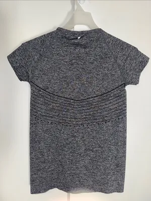 Primark Workout Top Short Sleeve Heather Gray Women’s 10 / 12 thumbnail 4