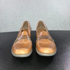 Cobb Hill by New Balance Deidre Leather Loafers Women 8.5 Keeper‎ Brown Heels thumbnail 2