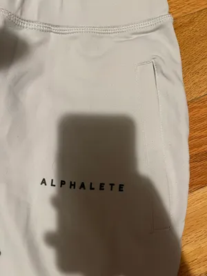 Alphalete Light Grey Joggers Size Small thumbnail 3