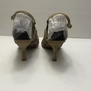 Alex Marie Angelee Strappy Soft Gold Heels Sandals Size‎ 8 NEW Holiday Party thumbnail 5