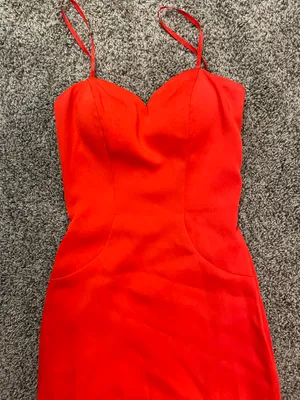 Red Formal Dress Size 00 thumbnail 4