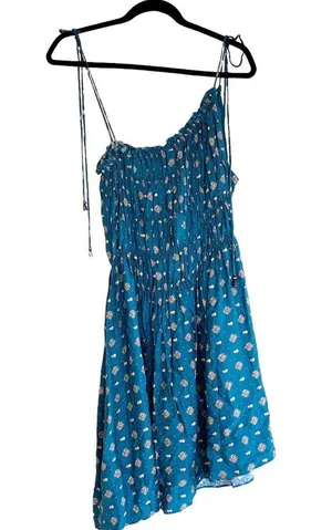 NWOT Free People Clementina Dress Emerald Combo XS thumbnail 7