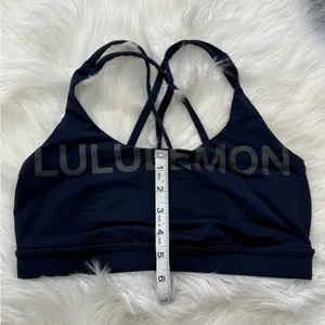 Lululemon Energy Bra 20 Year Collection in True Navy Limited Edition thumbnail 7