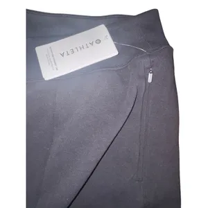 ATHLETA Retroplush Straight Leg in Black Size 2X New with Tag MSRP $109 thumbnail 7