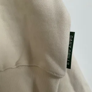 Daily Drills Heavyweight Funnel Neck Double Zip Sand M/L thumbnail 4