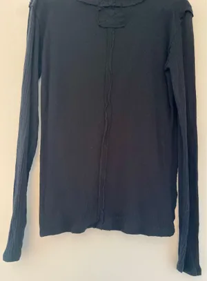 Free People Black Long Sleeve Top Medium Women’s thumbnail 4