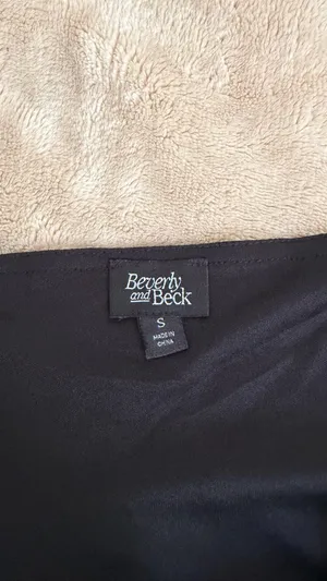 Beverly and Beck Beaded Mini Dress Black thumbnail 5