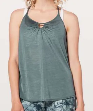 Lululemon Tighten Up Tank Sea‎ Steel Green thumbnail 1