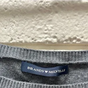 Brandy Melville Gray Sweater Tank one size thumbnail 8