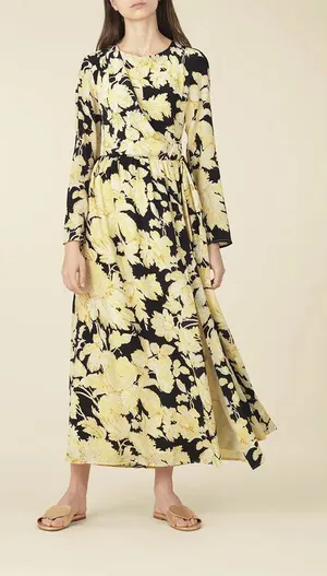 Stine Goya Brittany Silk Floral Maxi Dress thumbnail 1
