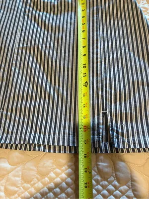 Hollister Ultra High Rise Striped Mini Skirt with Front Slits thumbnail 11