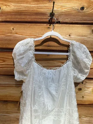 Kourt White Size XS Nya Puff Sleeve Mini Dress Few Moda thumbnail 8