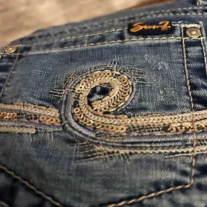 Seven7 jeans Classic Blue Denim Jeans thumbnail 2