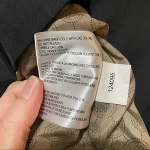Michael Kors Black Double Breasted Trench Coat Womans XS Lightweight Jacket thumbnail 9
