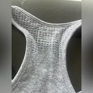 Nwot High Waisted Leggings And Top In Grey Color M thumbnail 2