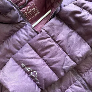 Eddie Bauer EB650 Purple Down Puffer Coat Jacket‎ Lightweight Women's XS thumbnail 7