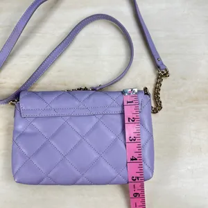 Kate Spade Emerson Place Vivenna Quilted Leather Crossbody Bag Lavender PWRU4229 thumbnail 9