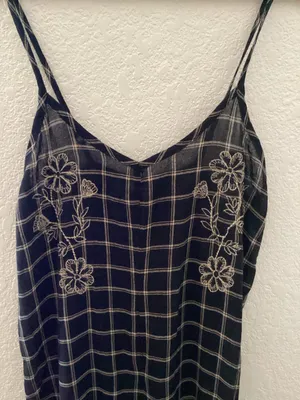 World Market Cotton Embroidered Wide leg Jumpsuit thumbnail 4