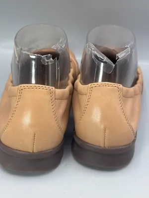 Clarks Jenette Ruby Ballet Flat Womens US 8M Tan Leather All Day Comfort Loafers thumbnail 4