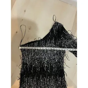 Identity NEW Women 1X Plus Size Flapper Retro Chic Shimmer Sequin Mini Dress thumbnail 5