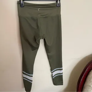 ZYIA Active Army Green Mesh Light N Tight High Rise Leggings Size Small thumbnail 5